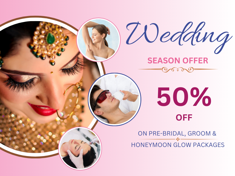 mobile banner for Pre-Bridal Skincare Packages in Mumbai at Alana Wedding Clinic